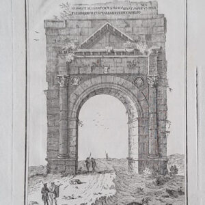 L’ARCO DI RIMINI VICINO ALLA PORTA ORIENTALE FATTO PER ORDINE DELL’IMP. AUGUSTO