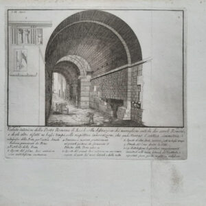 VEDUTA INTERIORE DELLA PORTA ROMANA DI ASCOLI
