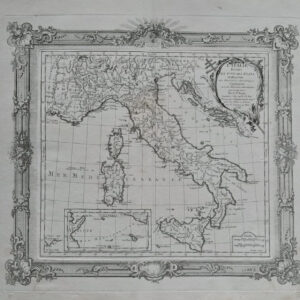 L’ITALIE, DIVISEE EN TOUS SES ETATS