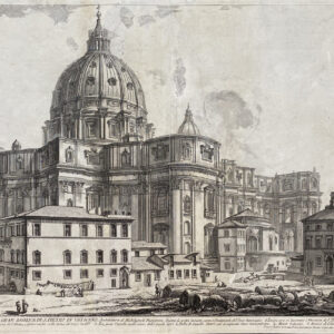 VEDUTA DELL’ESTERNO DELLA GRANDE BASILICA DI S. PIETRO IN VATICANO