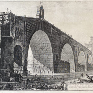 VEDUTA DEL PONTE MOLLE SUL TEVERE