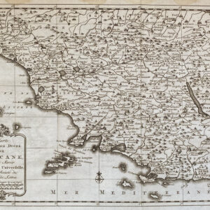 CARTE DU GRAND DUCHE DE TOSCANE