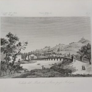 VEDUTA DEL PONTE SUL RENO PRESSO BOLOGNA
