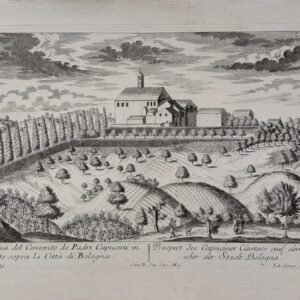 PROSPETTIVA DEL CONVENTO DE PADRI CAPUCINI IN MONTE SOPRA LA CITTÀ DI BOLOGNA