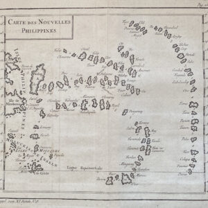 CARTE DES NOUVELLES PHILIPPINES