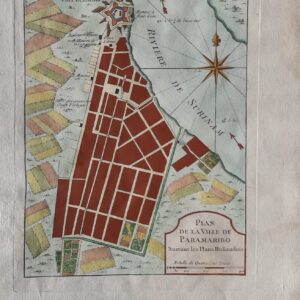 PLAN DE LA VILLE DE PARAMARIBO