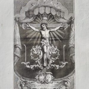 VERA EFFIGIE DEL DIVOTO CROCEFISSO POSTO NELL’ORATORIO DELLA SS.ma CROCE DENTRO LA TERRA DEI CASTEL GUELFO