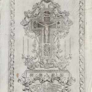 VERA EFFIGIE DEL SS.MO CROCEFISSO CHE FU DEL GLORIOSO S. FILIPPO BENIZZI