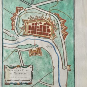 PLAN DE LA VILLE DE NIEUPORT