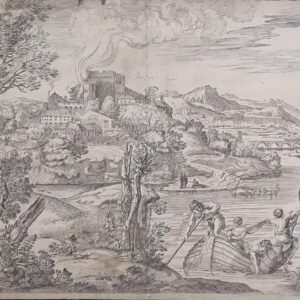 PAESAGGIO CON BARCAIOLI
