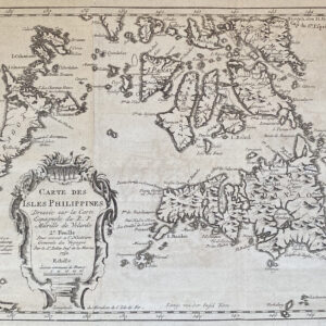 CARTE DES ISLES PHILIPPINES