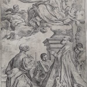 SAN PETRONIO E SANT’ALÒ DAVANTI ALLA MADONNA CON BAMBINO
