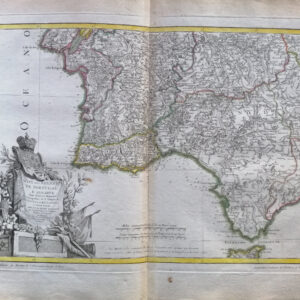 MAPA DOS REYNOS DE PORTUGAL E ALGARUE