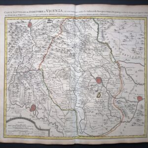 CARTE NOUVELLE DU TERRITOIRE DE VICENZA