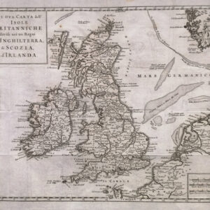 NUOVA CARTA DELL’ISOLE BITANNICHE DIVISE NEI TRE REGNI D’INGHILTERRA, DI SCOZIA E D’IRLANDA.