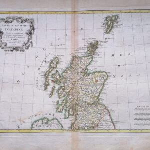 CARTE DU ROYAUME D’ECOSSE