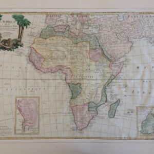 L’Afrique divisée en ses principaux Etats - Santini Remondini
