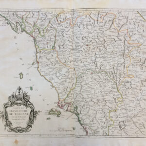 Carte du Grand-Duché de Toscane - Santini Francesco e Paolo