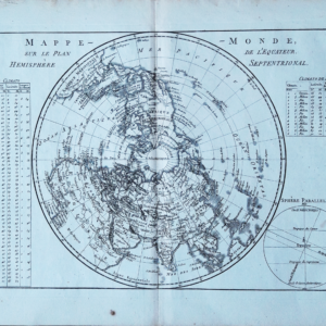 CGT066 9/15 Mappe – Monde sur le Plan de l’Equateur Hemisphère Septentrional