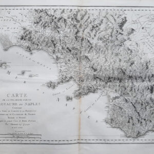 CARTE DE LA PREMIERE PARTIE DU ROYAUME DE NAPLES