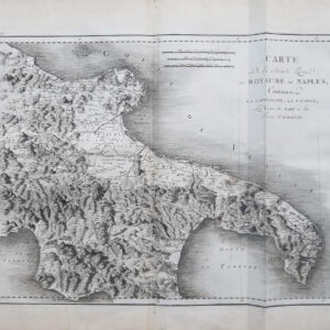 CARTE DE LA SECONDE PARTIE DU ROYAUME DE NAPLES