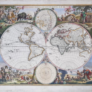 NOVA ORBIS TABULA IN LUCEM EDITA A.F. DE WIT