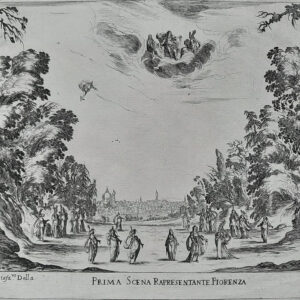 PRIMA SCENA RAPPRESENTANTE FIORENZA (VEDUTA DI FIRENZE)
