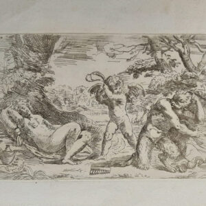 AMORE FRUSTA UN SATIRO MENTRE VENERE DORME