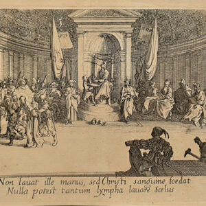 NON LAVAT ILLE MANUS SED IPSE CHRISTI SANGUINE - PILATO SI LAVA LE MANI
