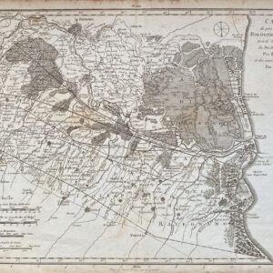 CARTE DU PAIS SITUE ENTRE BOLOGNE ET FERRARE