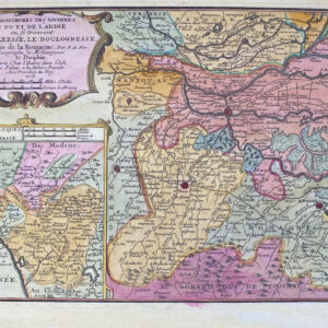 LES EMBOUCHURES DES RIVIERES DU PO ET DE L’ADIGE OU FE TROUVENT LE FERRARESSE, LE BOULOGNESSE