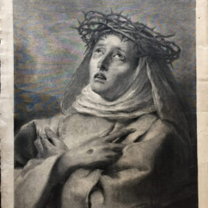 S. Catharinæ Senensis effigies - Pitteri Marco Alvise