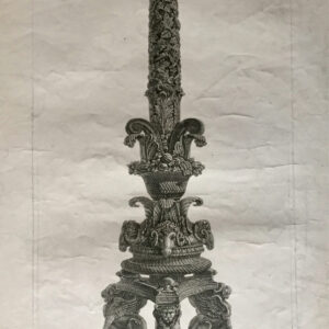 Veduta in prospettiva del candelabro di marmo - Piranesi Giambattista