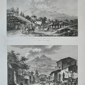 VEDUTE DELL’ETNA PRESA DAL VILLAGGIO DI TRE CASTAGNI