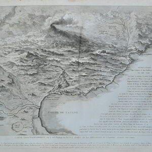 CARTA TOPOGRAFICA A VOLO D’UCCELLO DELL’ETNA