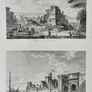 VEDUTA GENERALE DI ALICATA E VEDUTA DEL PORTO DI ALICATA