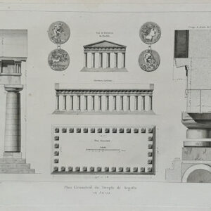 PIANO GEOMETRICO DEL TEMPIO DI SEGESTE